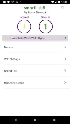 SmartHub Wifi android App screenshot 2